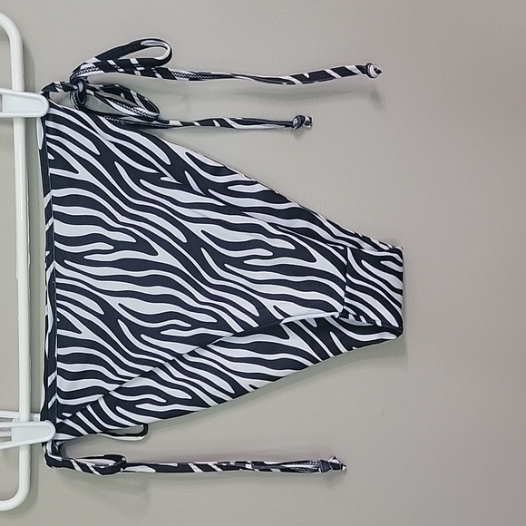 Nasty Gal Other - NASTY GAL Black White Animal Print Bikini Swim Suit Bottoms Size 10